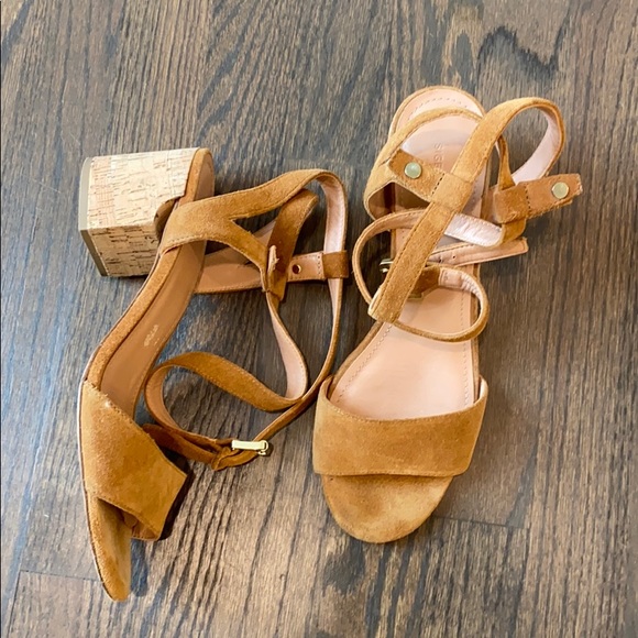 Sigerson Morrison Shoes - Sigerson Morrison Rina Tan Suede Wrap Sandals
